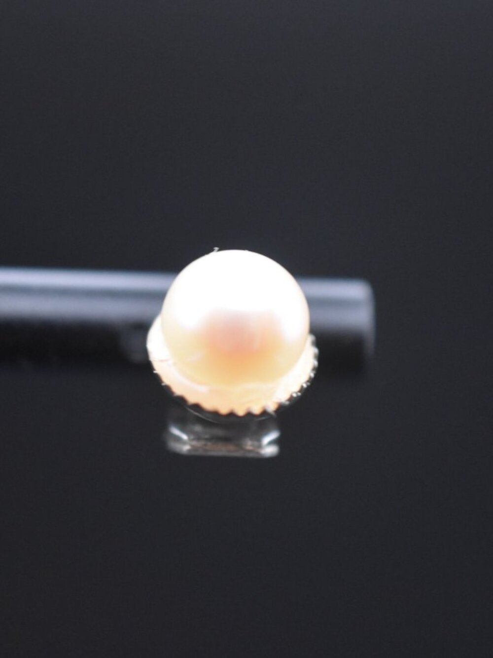Vintage Clip-On Pearl Earrings With Silver Tone Accents - Classic Style Ideal Fo - Picture 7 of 10